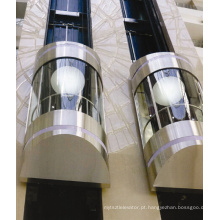 Elevador de vidro de observação Srh 1600kg, elevador panorâmico